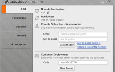 Installation de Splashtop pour télémaintenance